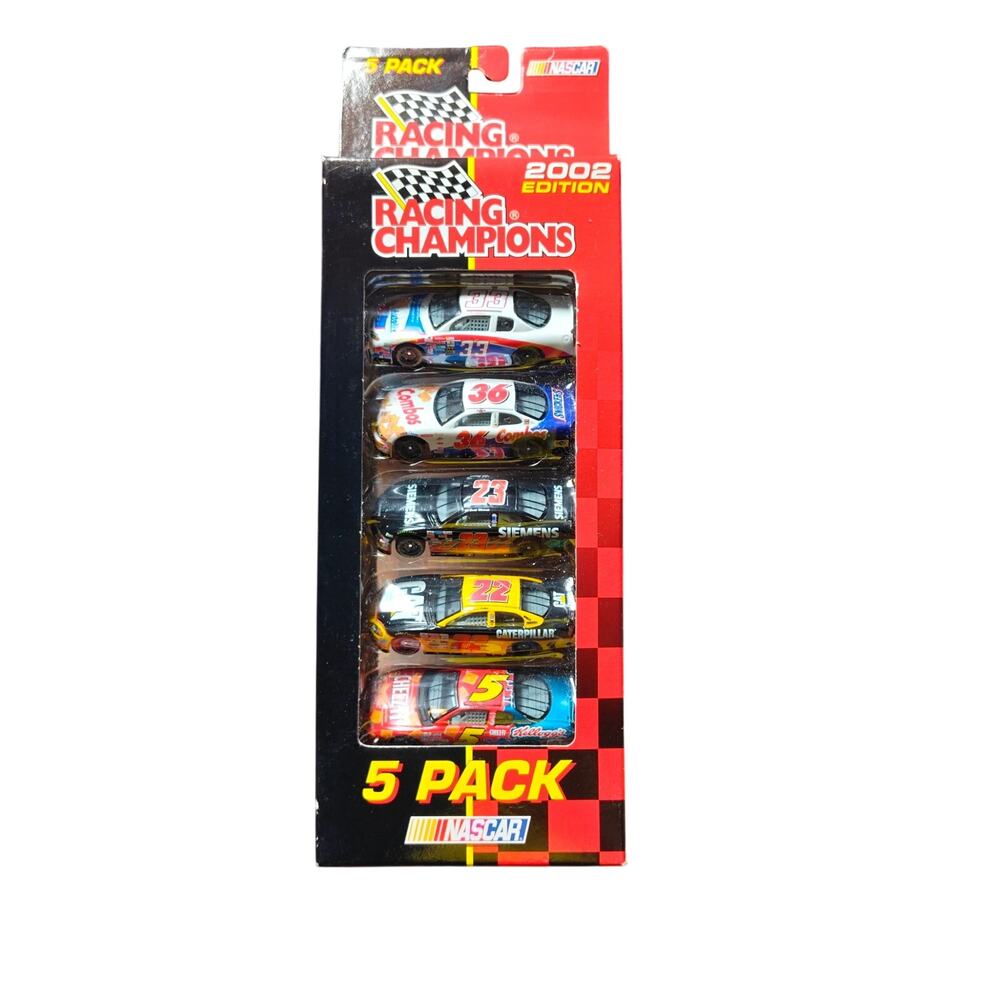 Racing Champions NASCAR 5-Pack Die-Cast Replicas – Item No. 76104 (New Sealed)